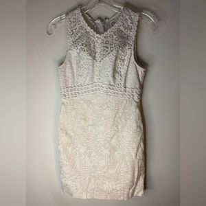 Lilly Pulitzer Leah White Shift Dress Women’s Size 2.